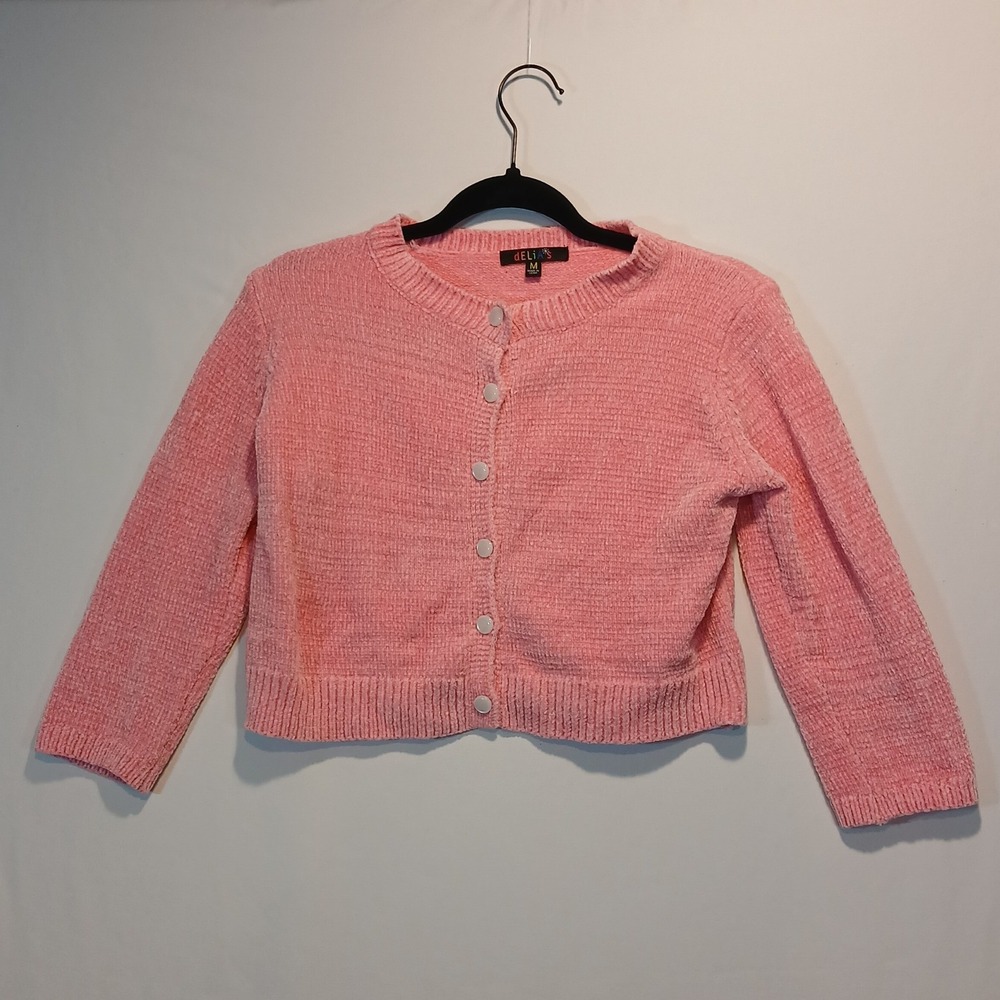 dELiA*s M cardigan coquette twee academia soft girl y2k Dolls Kill crop preppy